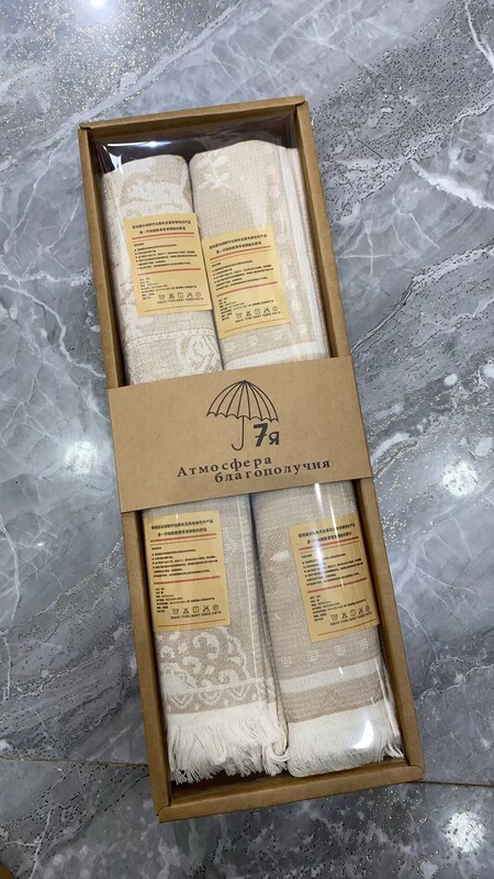 [Old Xu Is Here] Long-Staple Cotton Super Soft Absorbent Large-Size Towel Gift Box for Home Use Zgfz