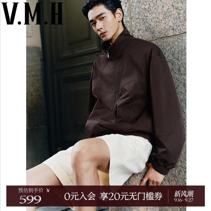 Vmh Retro Flight Jacket 2026 Autumn and Winter New Men's Deconstructed Design Versatile Long-Sleeved Stand-Up Collar Work Jacket Vmh Retro Flight Jacket 2026 Autumn and Winter New Men's Deconstructed Design Versatile Long-Sleeved Stand-Up Collar Work Jacket