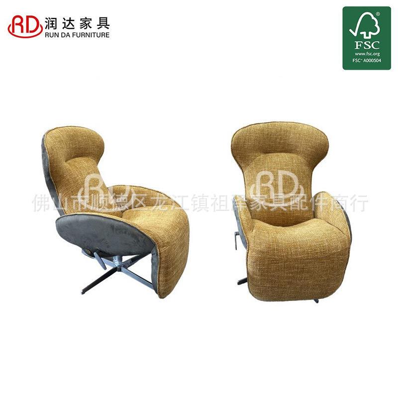Designer Single-Person Leisure Home Office Hotel Villa Home Rotating Irregular Zero Gravity Recliner Chair Curved Frame Designer Single-Person Leisure Home Office Hotel Villa Home Rotating Irregular Zero Gravity Recliner Chair Curved Frame