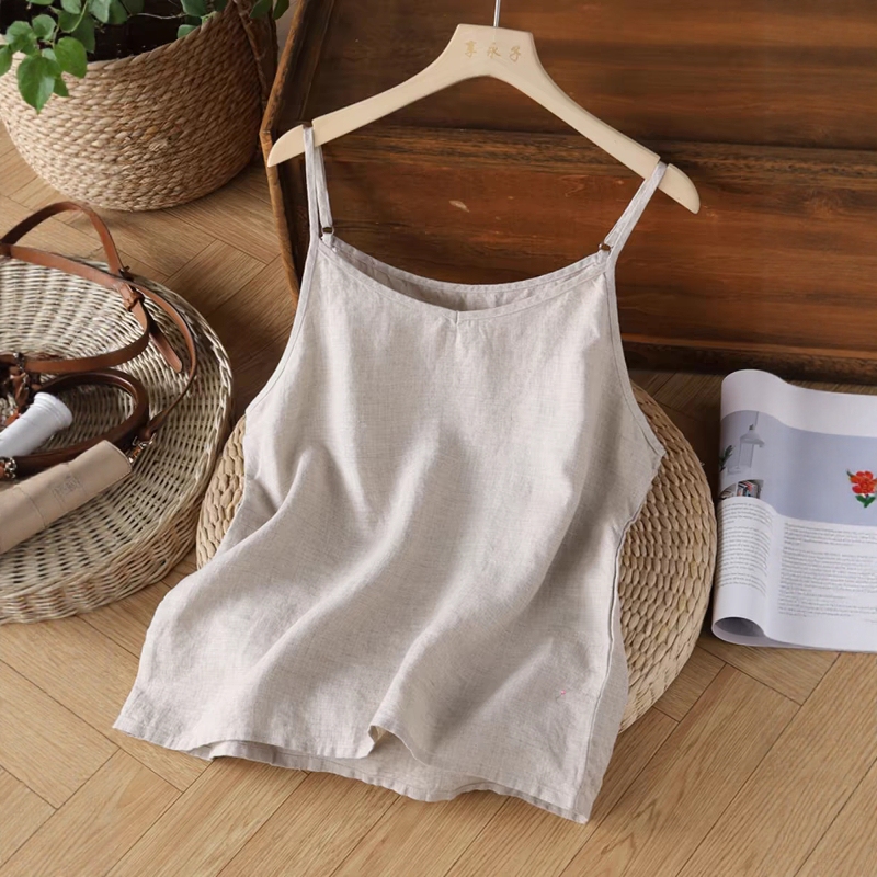 Hemp Adjustable Camisole Versatile Tank Top