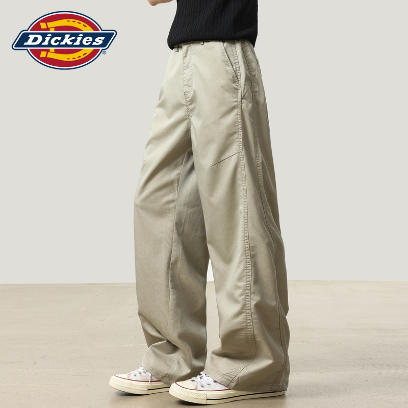 Dickies American-Style High Street Straight-Leg Pants for Men 2026 New Summer Slim-Fit Loose Drape Casual Pants