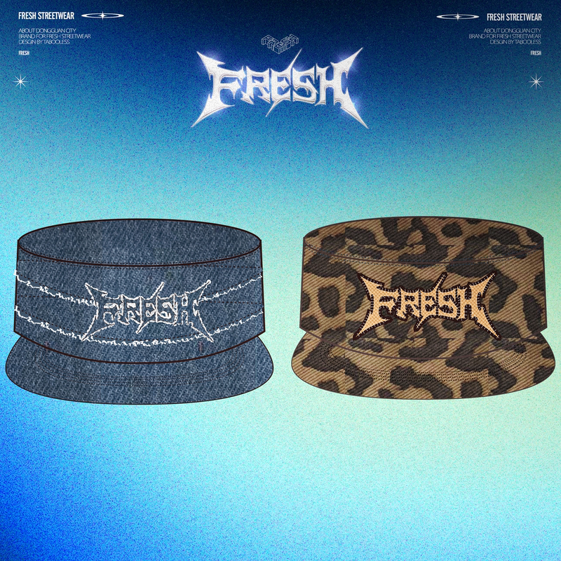 Fresh American Retro Street Style Flat-Top Printed Logo Pillbox Hat Fresh American Retro Street Style Flat-Top Printed Logo Pillbox Hat