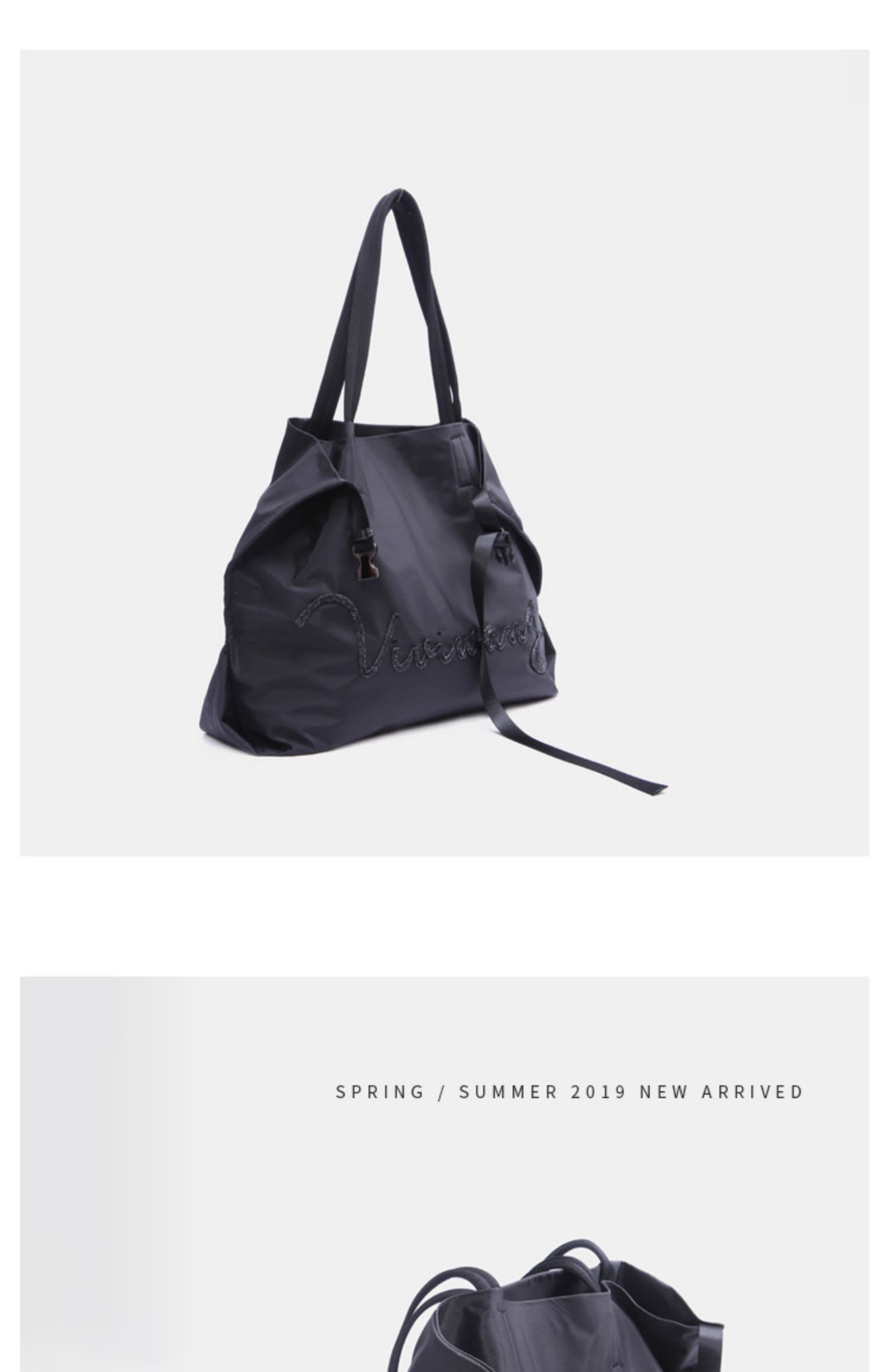 Túi mua sắm túi đeo vai nhỏ 2019 thời trang mới tote túi tote túi nylon nữ công suất lớn - Túi xách nữ túi calvin klein nữ chính hãng