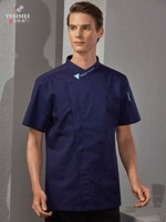 Синяя футболка, короткий рукав