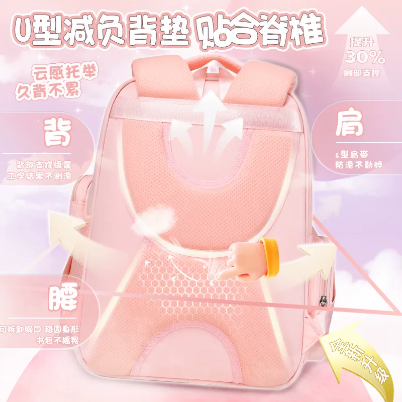 Cute backpack, high quality capacious shoulder bag lightweight, for secondary school