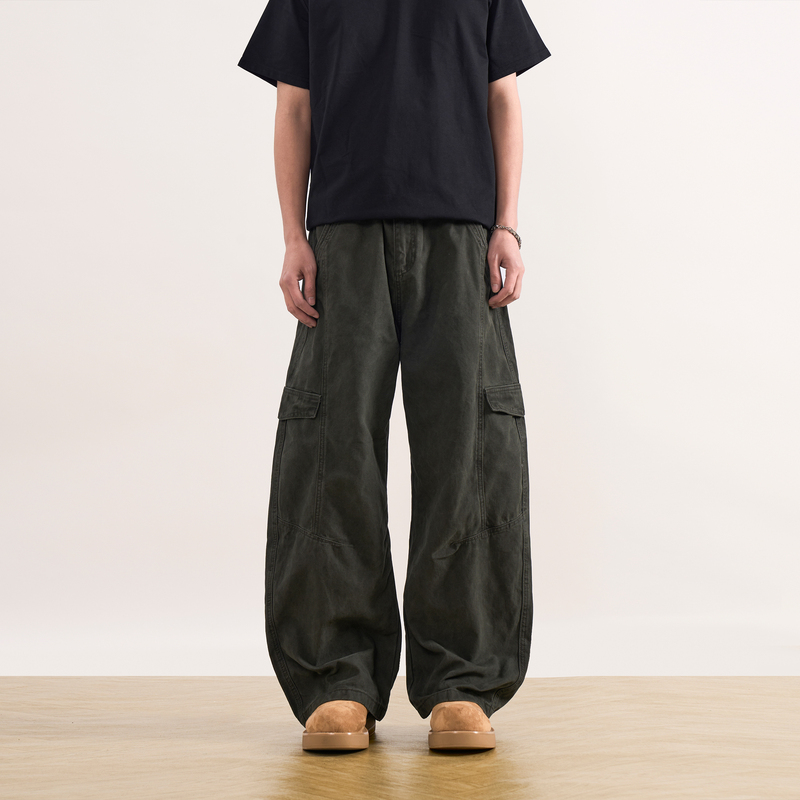 Escape Plan American Retro Work Pants for Men 2026 Summer New Scimitar Vintage Wide-Leg Casual Pants Escape Plan American Retro Work Pants for Men 2026 Summer New Scimitar Vintage Wide-Leg Casual Pants