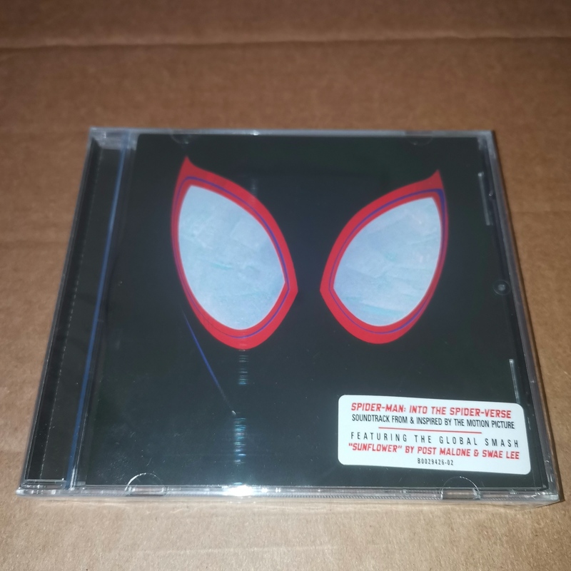 Spider-Man into the Spider-Verse Car Music Cd Spider-Man into the Spider-Verse Car Music Cd