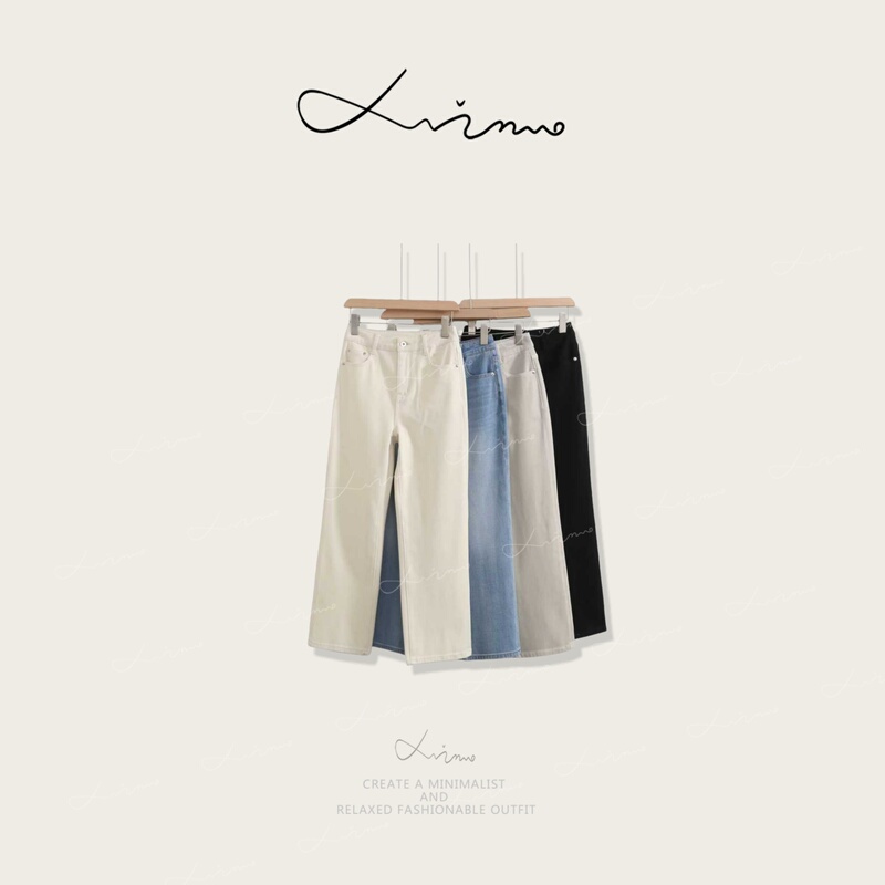 Xingzhinuo 2026 Spring New Three-Dimensional Tencel Straight-Leg Pants Sports Casual Jeans 3606