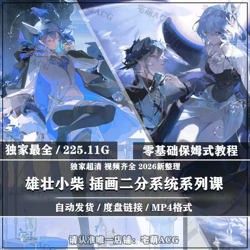 Xiongzhuang Xiaochai 2025 Illustration Two-Part Systematic Series Course