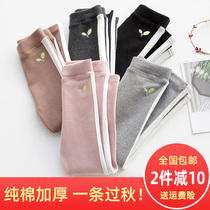 Girls leggings Spring and Autumn wear autumn 2021 new cotton padded autumn clothes foreign style trousers children thick