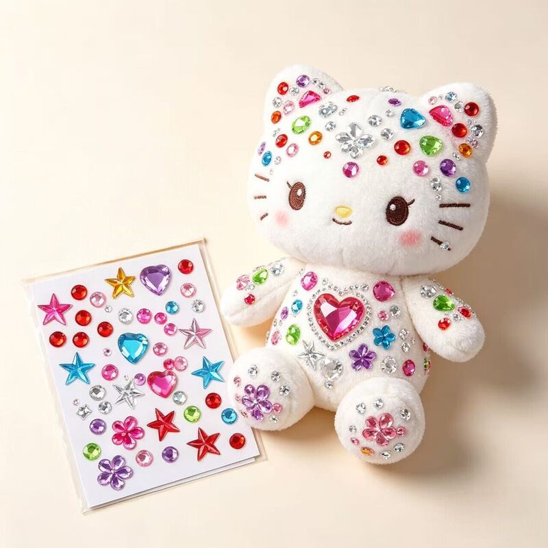 Colorful Heart Crystal Gem 3D Diamond Stickers for Children and Girls' Face Makeup Performance Decoration Stickers Colorful Heart Crystal Gem 3D Diamond Stickers for Children and Girls' Face Makeup Performance Decoration Stickers