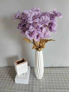 Purple Wedding Ceiling Decoration Artificial Flower