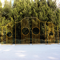 New Chinese wedding wrought iron dream screen frame Ming Xin Yingsun decoration ornaments background wedding stage props