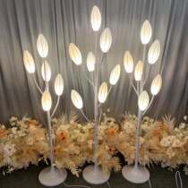 New wedding props lily flowers glowing road lead wedding stage decoration ttable window celebration supplies