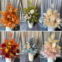 New ground Row flower fake flower simulation road guide hemisphere flower wedding hall arrangement flower wedding flower art hotel stage decoration