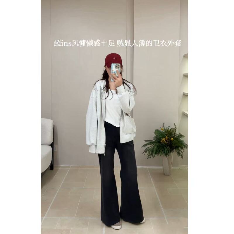9306 Full-Size Relaxed Fit Oversize Hooded Sweatshirt Jacket 3.21 9306 Full-Size Relaxed Fit Oversize Hooded Sweatshirt Jacket 3.21