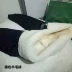 Lông một chiếc quần da cha da cừu lót quần ấm len quần mẹ tải ngụy trang quần mùa đông - Quần da quần đũi nam Quần da