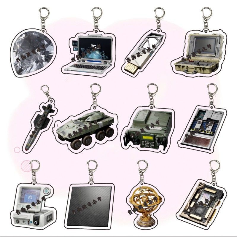 Delta Operation Supplies Acrylic Keychain Pendant Game Peripheral Backpack Decoration Gift for Friends Delta Operation Supplies Acrylic Keychain Pendant Game Peripheral Backpack Decoration Gift for Friends