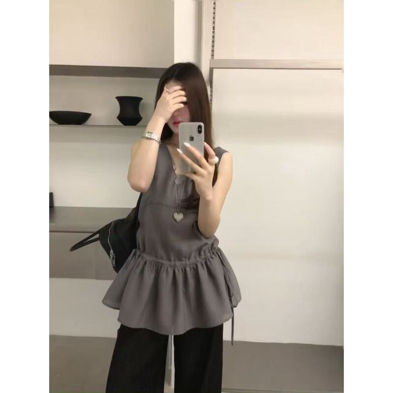 Xibei'Er [Hangzhou Joosa] in Stock, Bonus 06.13 Sleeveless Top, Women's 88168, Limited Orders for Express Delivery