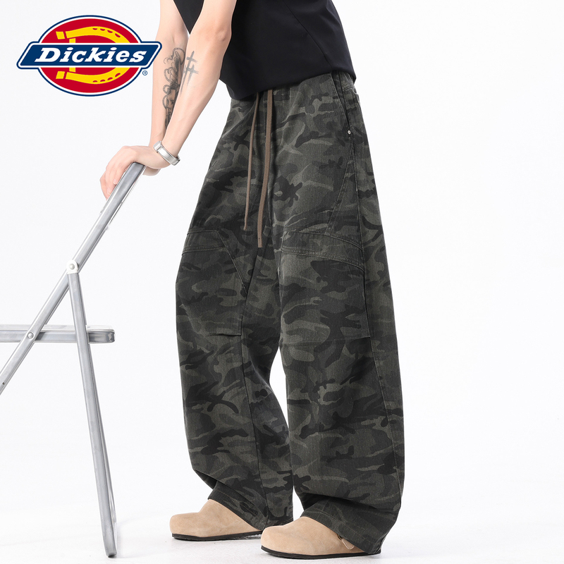 Dickies American-Style Camouflage Work Pants for Men, 2026 Summer Thin Loose Straight-Leg Wide-Leg Trendy Brand Jeans Dickies American-Style Camouflage Work Pants for Men, 2026 Summer Thin Loose Straight-Leg Wide-Leg Trendy Brand Jeans