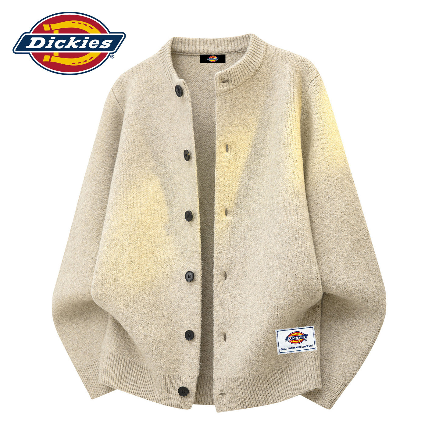 Свитер-кардиган в стиле Dickies old money, мужской осенне-зимний свитер 2026, новая куртка, свободный свитер в ленивом стиле Изображение 1