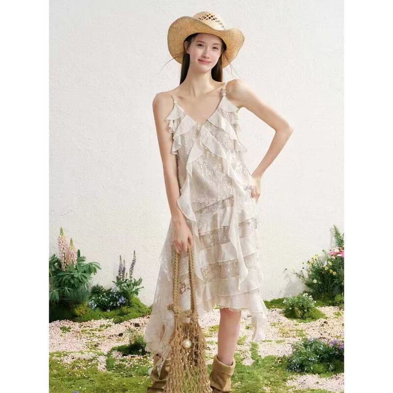 Xibei'Er [Butterfly Dance on Flower Steps × Hangzhou North Cherry Blossoms] in Stock Benefits 07.23 Women's Half Skirt 19191
