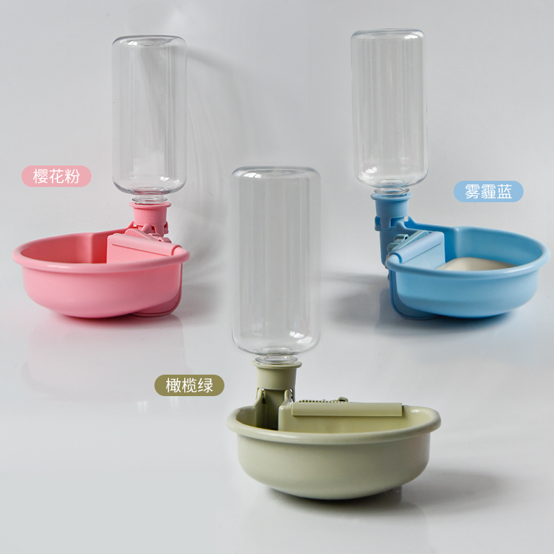 Pet Water Dispenser Hanging Type Non-Wetting Mouth Automatic Feeder Hanging Water Bowl Cage for Teddy Dogs and Cats Pet Water Dispenser Hanging Type Non-Wetting Mouth Automatic Feeder Hanging Water Bowl Cage for Teddy Dogs and Cats