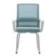 Morandi Color Series Breathable Computer Office Chair Home Use Bow-Shaped Mahjong Chair Staff Chair Mesh Backrest Chair Conference Chair