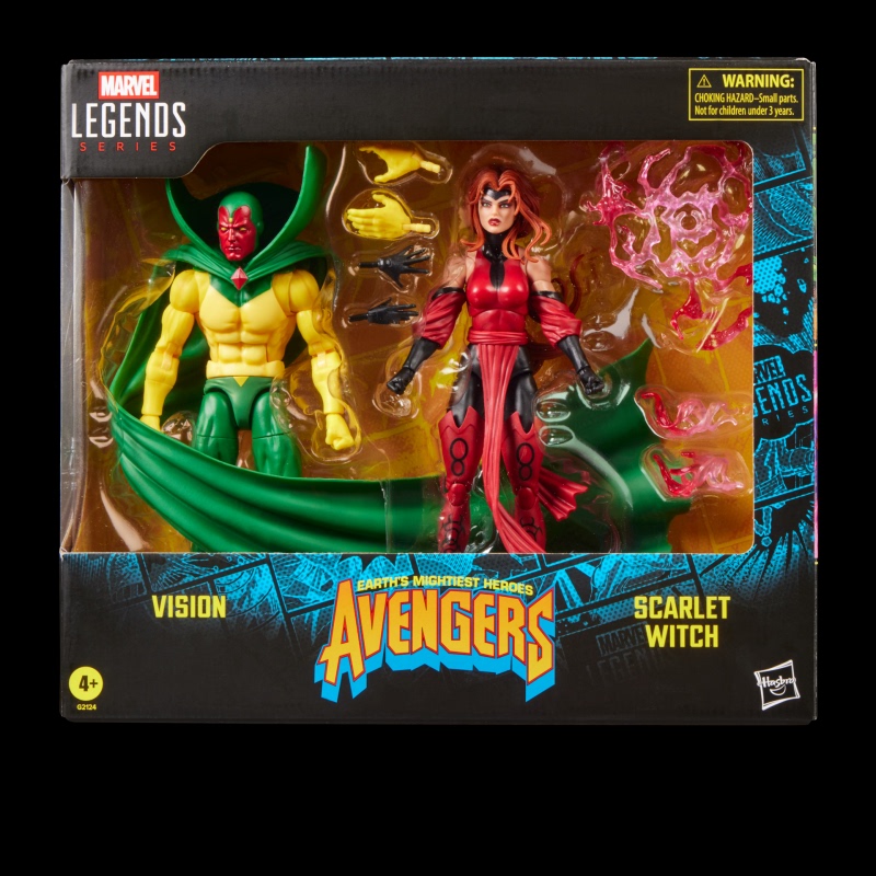 New in Stock Hasbro Avengers World's Strongest Hero Combination 6inch Set Vision and Scarlet Witch New in Stock Hasbro Avengers World's Strongest Hero Combination 6inch Set Vision and Scarlet Witch
