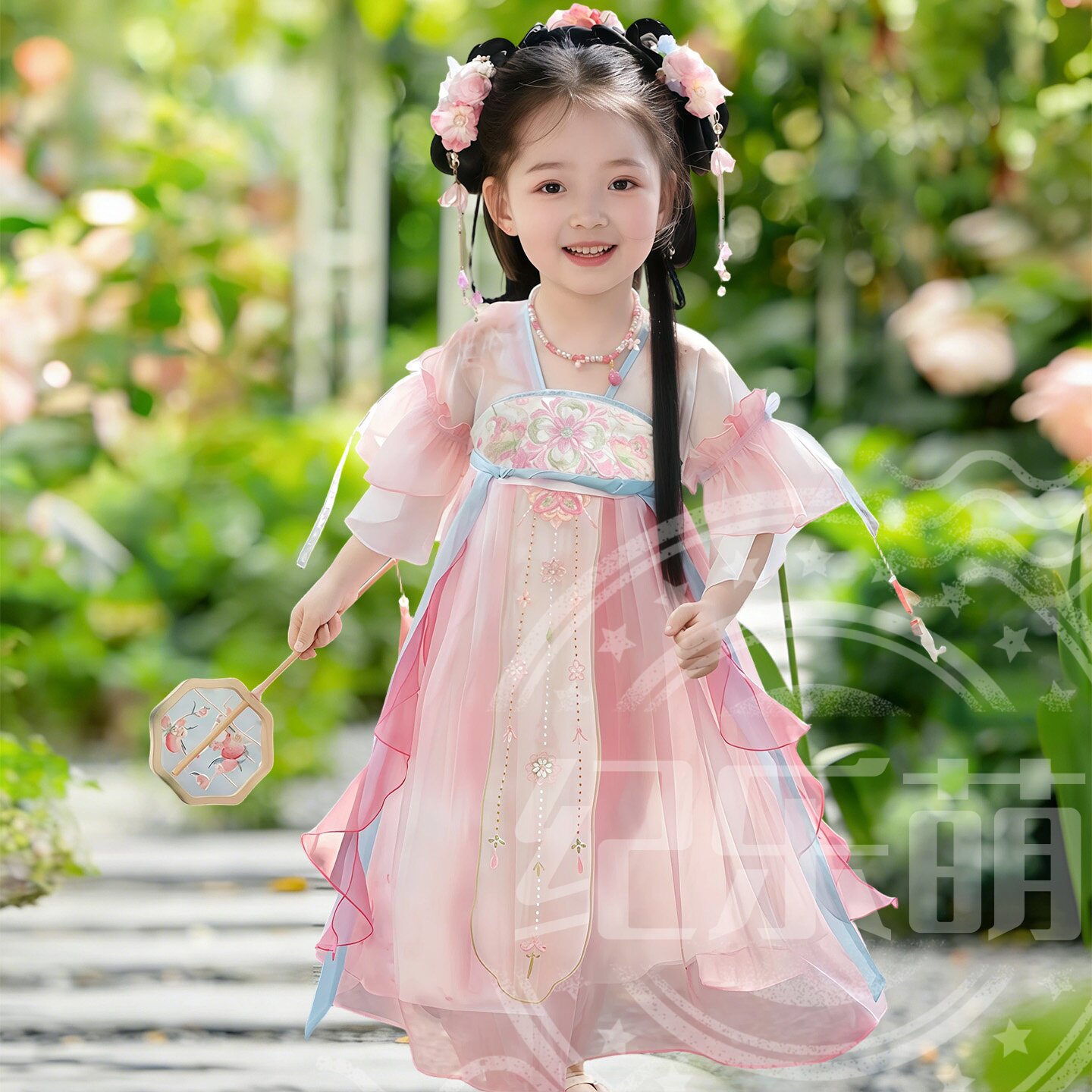 Hanfu/ новое платье для девочек, коллекция 2026 года, детский старинный костюм в национальном стиле, платье для маленькой девочки в старинном стиле, элегантное платье принцессы