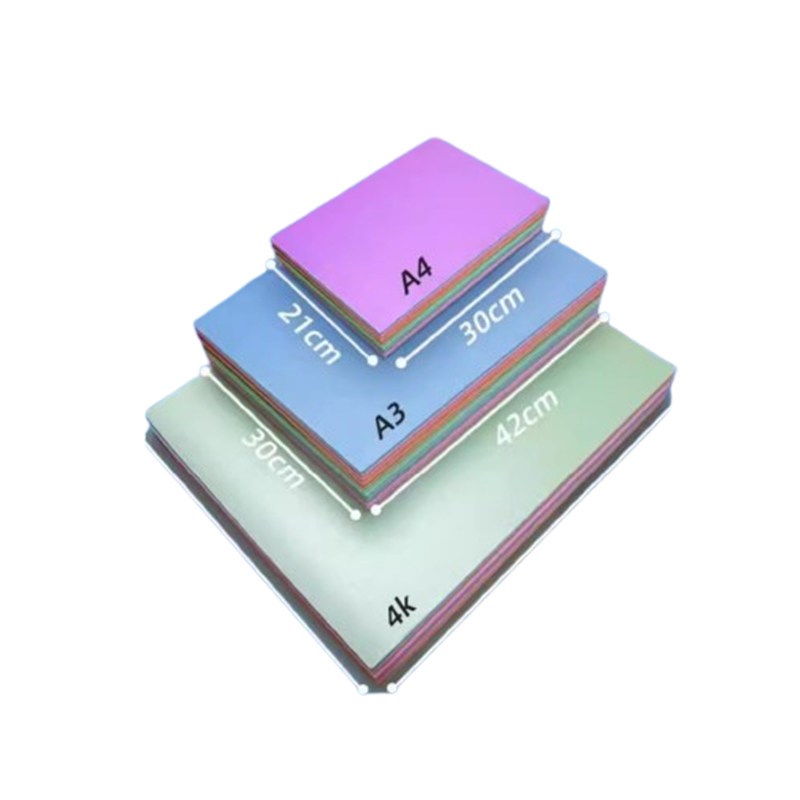 Blow molding paper print set blow molding board 4mm material a4 blow molding cardboard 8K cardboard drawing board children's thick art scissors
