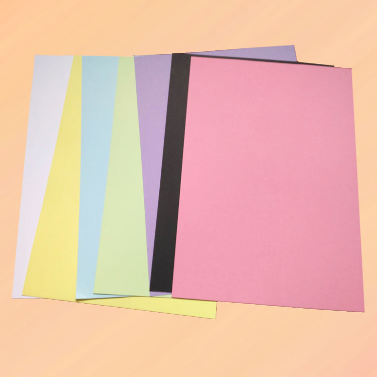 A4 copy paper color printing paper 160 grams a4 color cardboard handmade paper paper cutting material 10 color paper free shipping