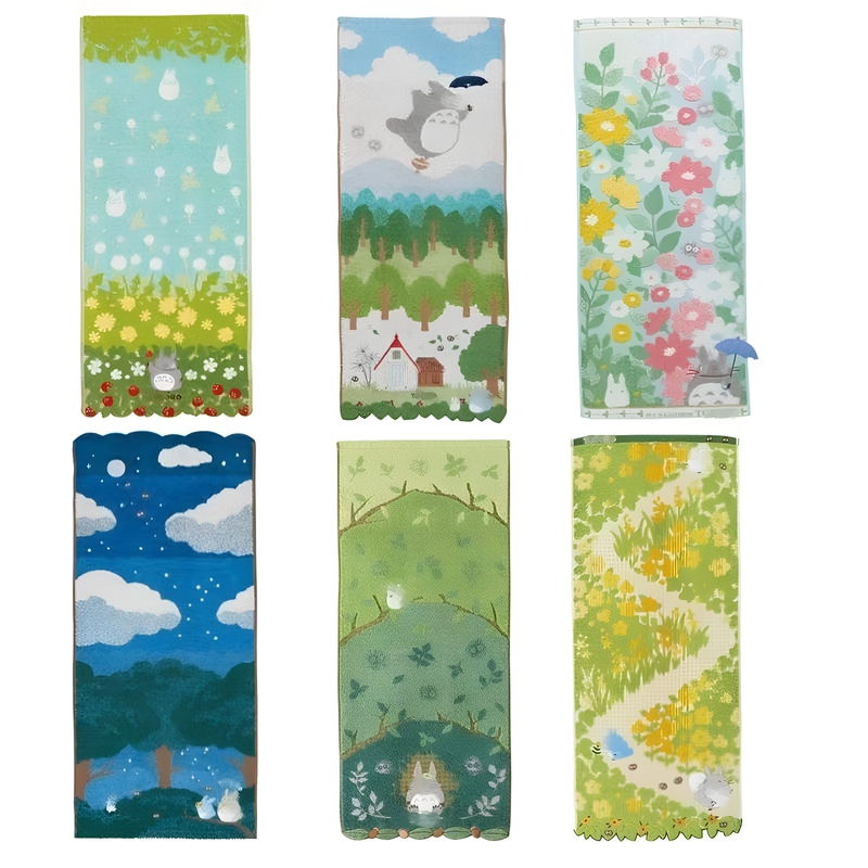 Free Shipping Japanese Style Cartoon Pure Cotton Hand Towel Japanese Garden Scenery Face Towel Washcloth Square Towel Free Shipping Japanese Style Cartoon Pure Cotton Hand Towel Japanese Garden Scenery Face Towel Washcloth Square Towel