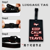 Мультяшная багажная бирка, картхолдер, чемодан для путешествий