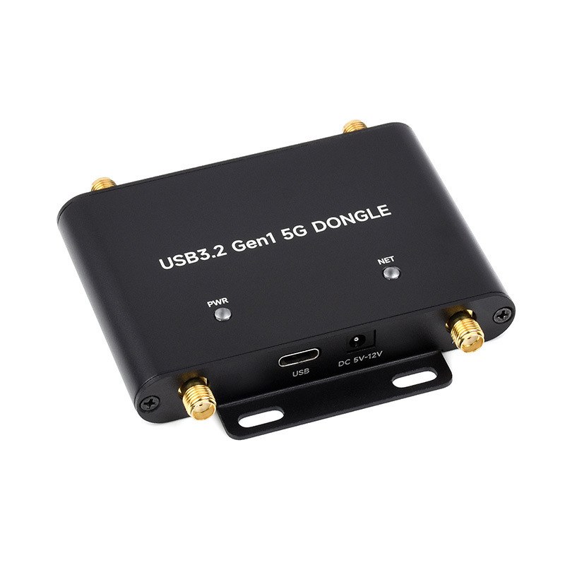 5g Dongle Expansion Board with Four Antennas, Usb3.2 Interface, Aluminum Alloy Shell, Supports M.2 Key B Interface