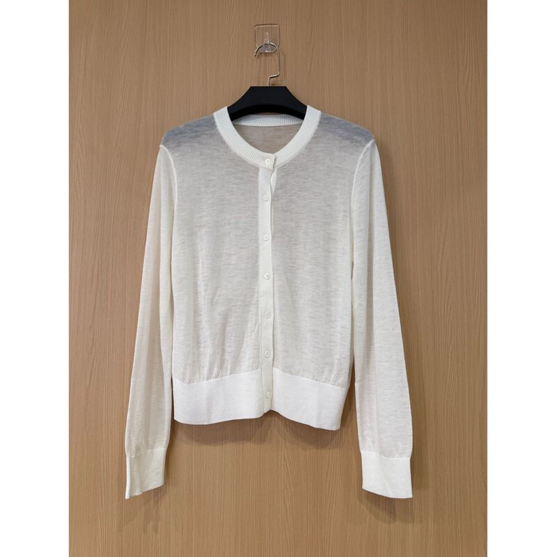 Tantan Simple and Elegant Solid Color Sheep Wool Round Neck Fashionable Long-Sleeve Casual Knit Cardigan 8413 Tantan Simple and Elegant Solid Color Sheep Wool Round Neck Fashionable Long-Sleeve Casual Knit Cardigan 8413