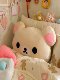 Rilakkuma Pillow Room Bedside Sofa Cushion Bedroom Pillow Plush Toy Doll Backrest Girl Birthday Gift