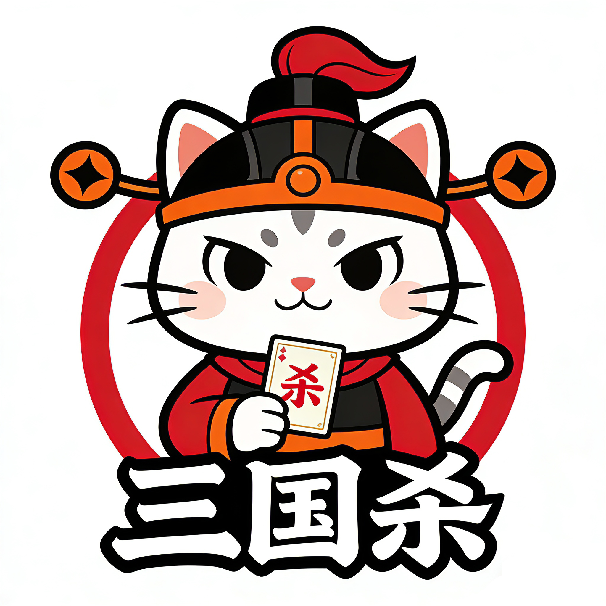 三国杀卓游专卖店的LOGO