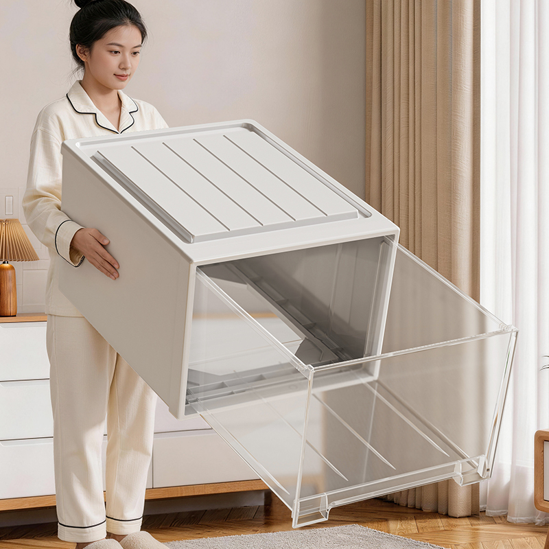 Storage Box Drawer-Type Wardrobe Storage Box Plastic Household Clothing Underwear Pants Transparent Storage Organizer Box Storage Box Drawer-Type Wardrobe Storage Box Plastic Household Clothing Underwear Pants Transparent Storage Organizer Box