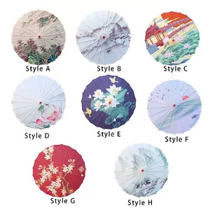 [Chinese Oiled Paper Umbrella Paper Parasol for Village]