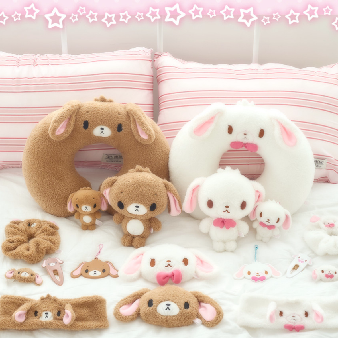 In Stock Korea Limited Sanrio Charm Caramel Rabbit Sweet Rabbit Plush Kitty Keychain