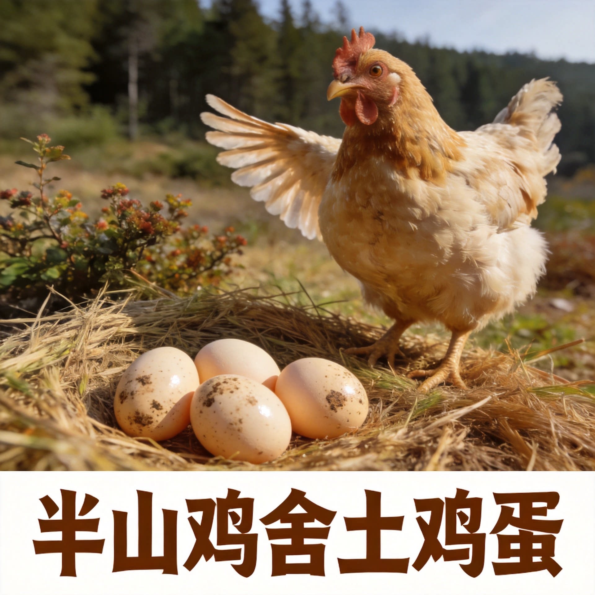 皖南半山鸡舍土鸡蛋的LOGO