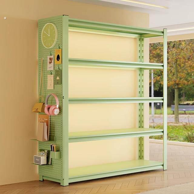 Household fruit green storage rack multi-layer storage rack bookshelf utility room organizer rack can add hole board shelves in the basement