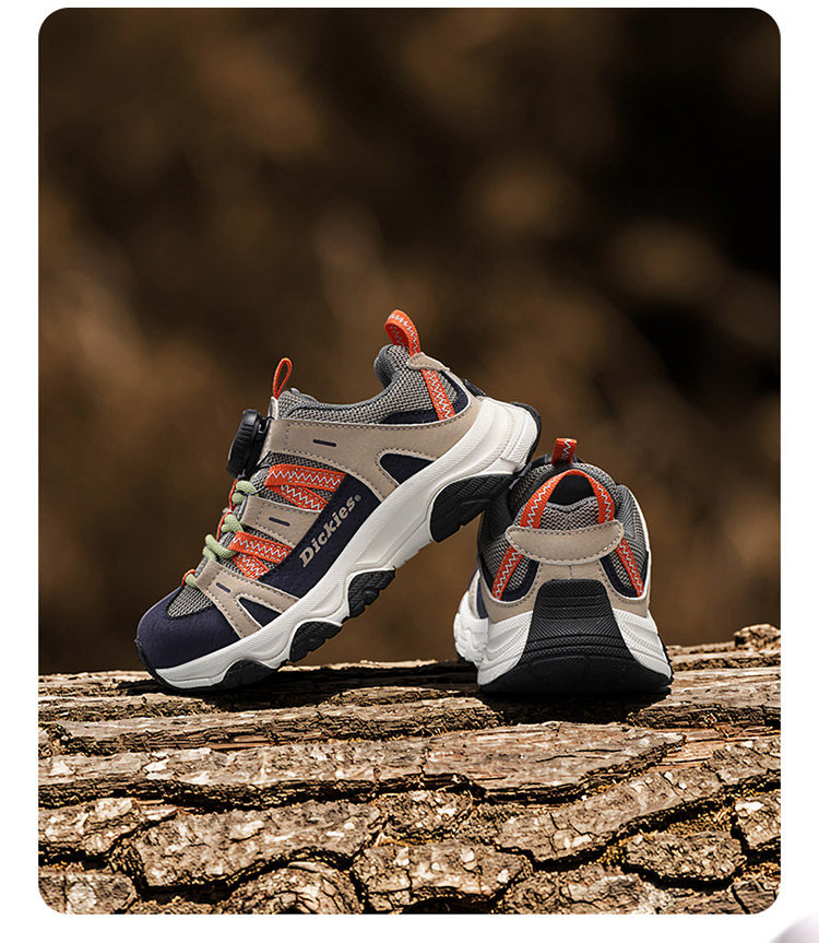 Dickies Kidsren's Sports Shoes New Autumn Style Medium and Large Kidsren's Shoes White-Soled Casual Shoes Non-Slip Boys and Girls Dad Shoes — 12