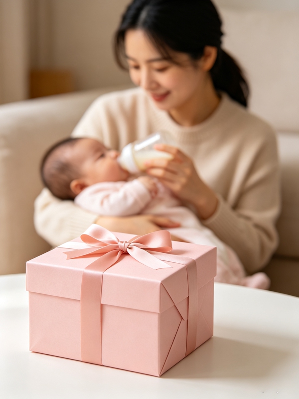 Hong Kong Version Pink Card Hong Kong Pink Gift Box for New Mothers, Genuine Postpartum Gift for Home Use, Italian Version