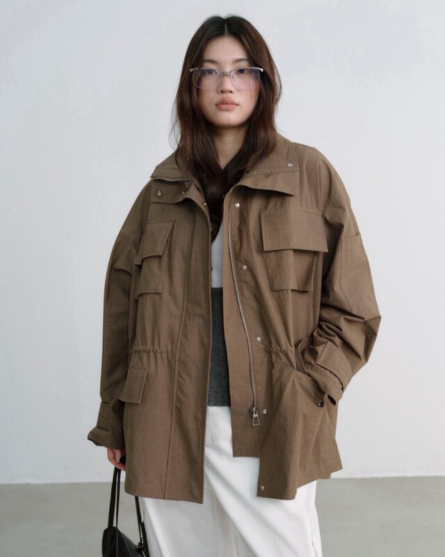 9.19 Selected 083299Dt Solid Color Stand Collar Casual Jacket Versatile Fashion Windbreaker Jacket Chest 114 Length 70 9.19 Selected 083299Dt Solid Color Stand Collar Casual Jacket Versatile Fashion Windbreaker Jacket Chest 114 Length 70