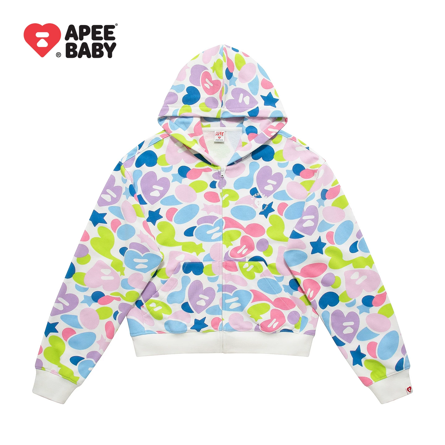 Худи с капюшоном в камуфляжном стиле BAPE SS26 APEE от A BATHING APE, сладкая девочка кардиган примадонна обезьяна