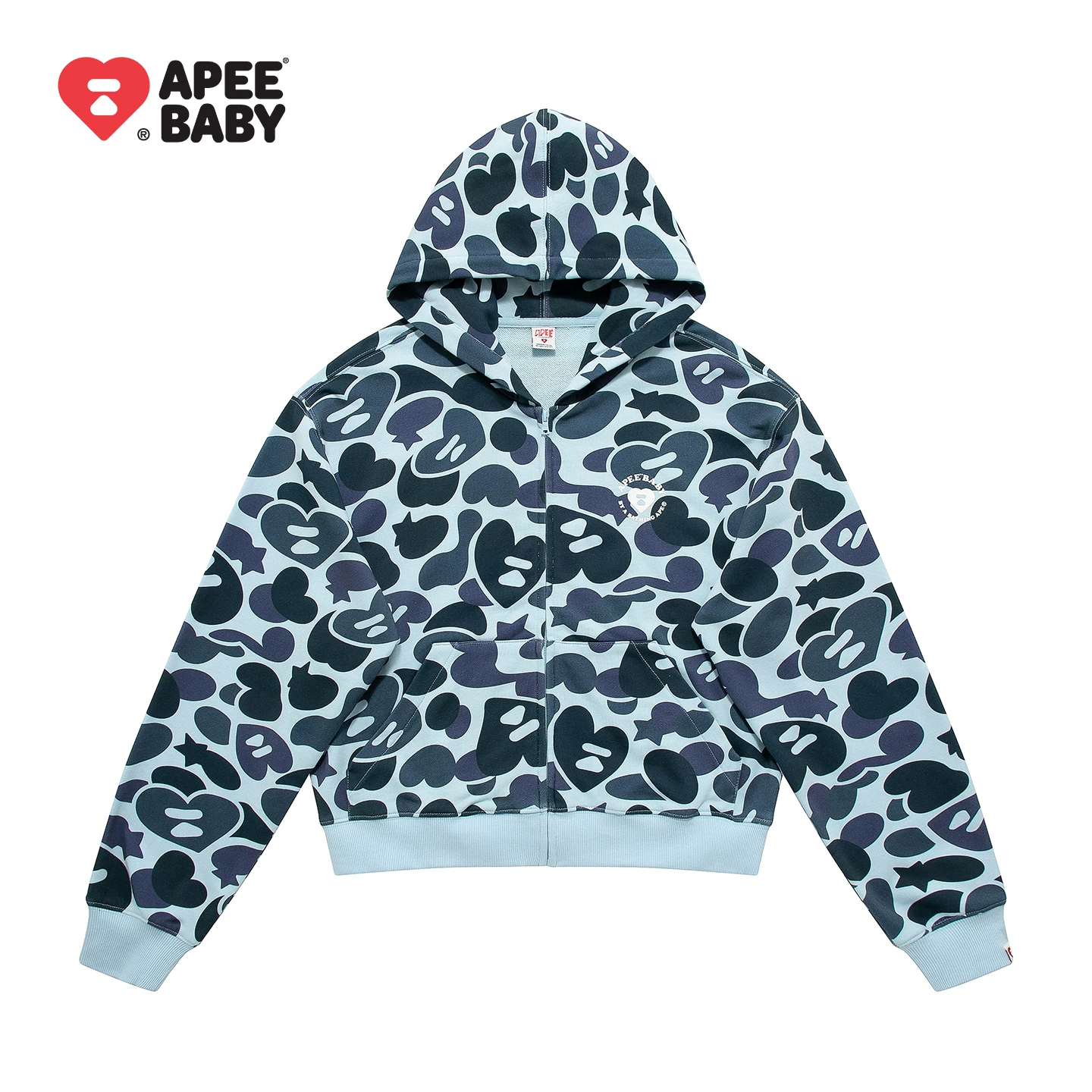 Худи с капюшоном в камуфляжном стиле BAPE SS26 APEE от A BATHING APE, сладкая девочка кардиган примадонна обезьяна