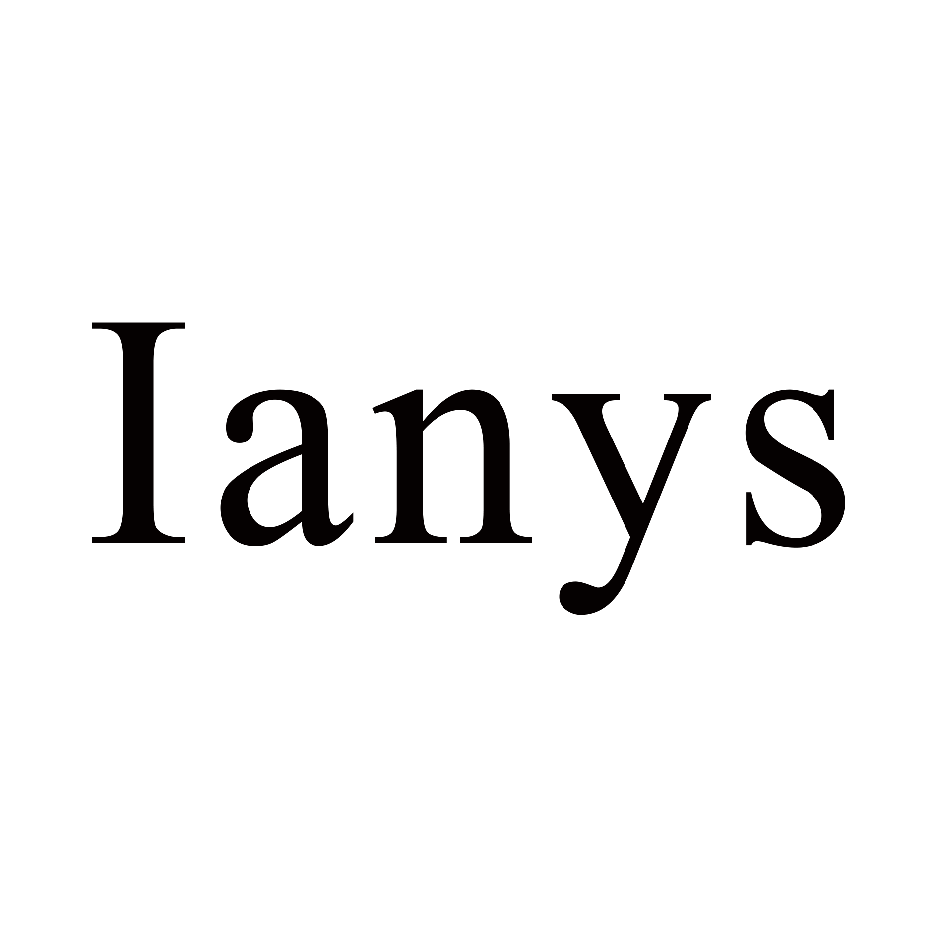 Ianys旗舰店的LOGO