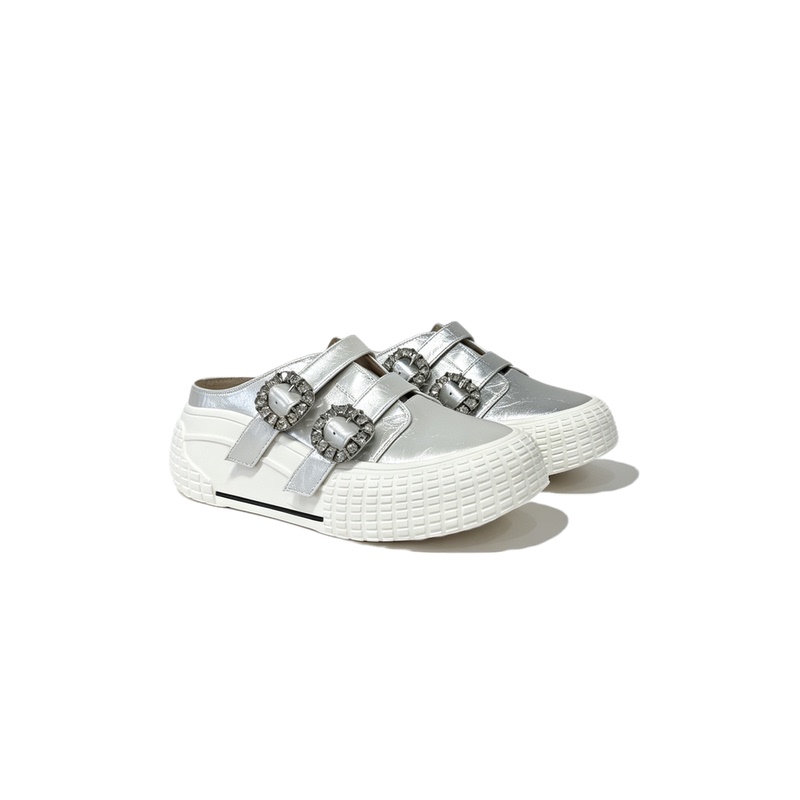 【Cowhide + Ultra-Light Sole】【If It's Too Heavy, Get Ten Pairs Free】Closed-Toe Buckle Rhinestone Lightweight Casual Shoes - Fish Cobalt 【Cowhide + Ultra-Light Sole】【If It's Too Heavy, Get Ten Pairs Free】Closed-Toe Buckle Rhinestone Lightweight Casual Shoes - Fish Cobalt